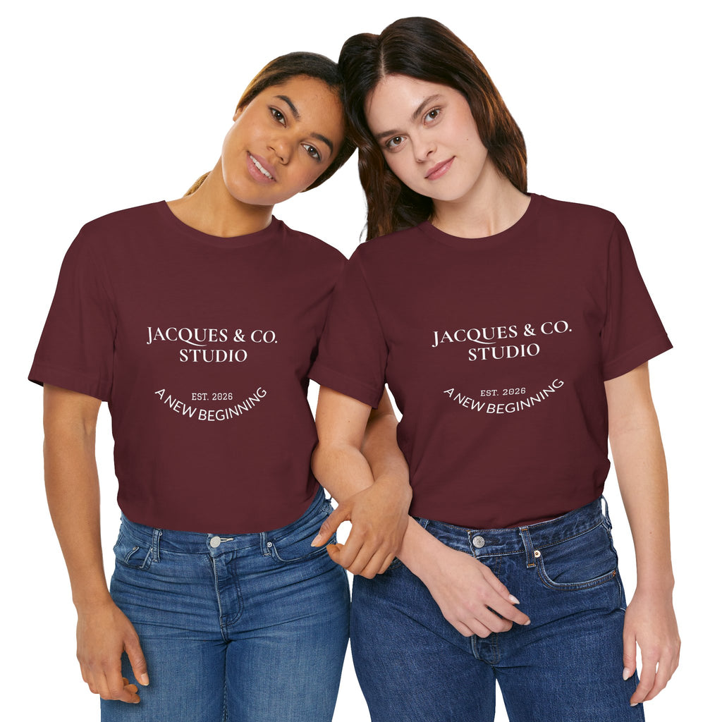 Built From Lessons Tee — 'A New Beginning' Graphic Short Sleeve T-Shirt