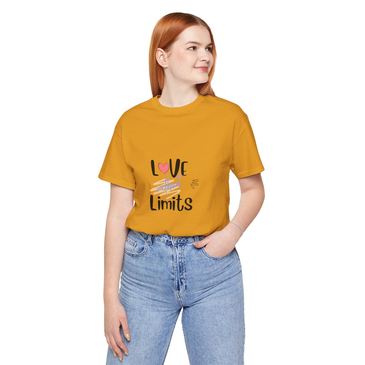 Love Without Limits Tee — Inspirational Heart Graphic Shirt