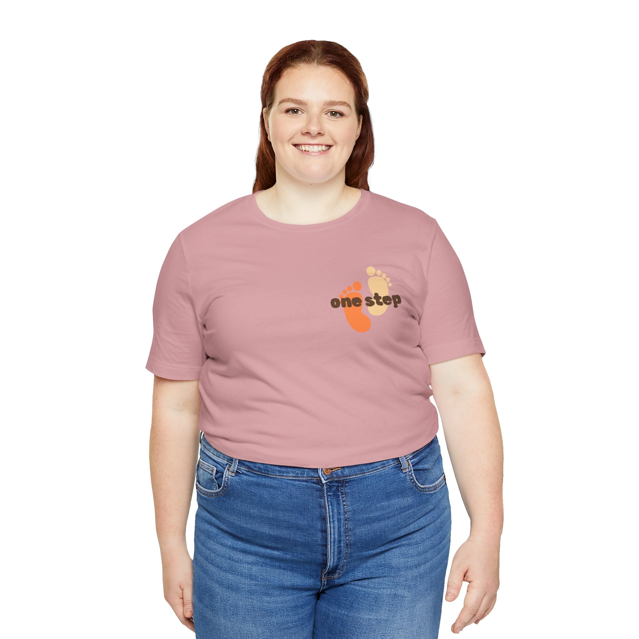 Motivational 'One Step' T-Shirt — Keep Going Inspirational Graphic Tee