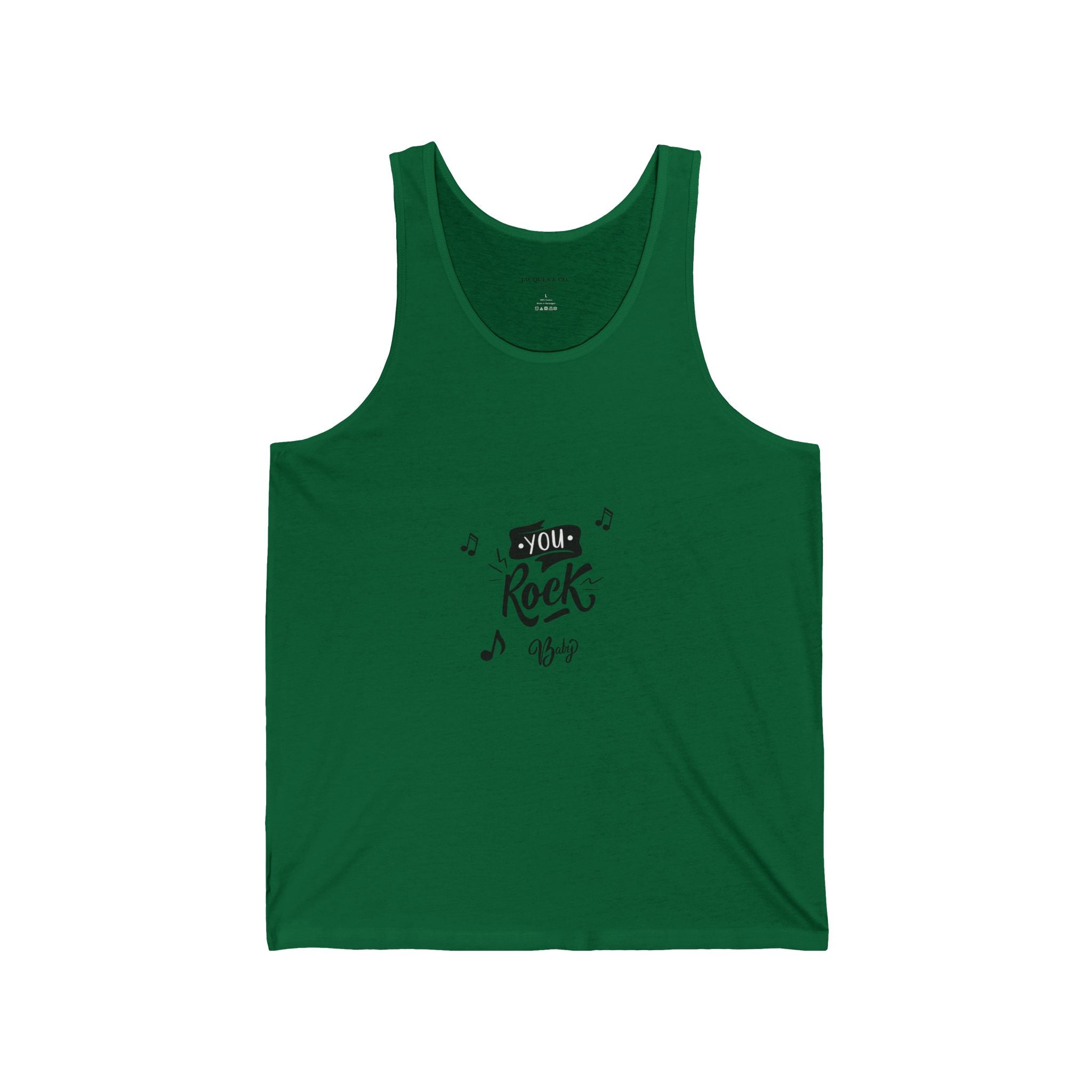 Rock Music Tank Top — 'You Rock' Graphic Sleeveless Shirt