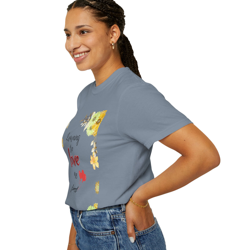 Learning to Love Me First Floral T-Shirt
