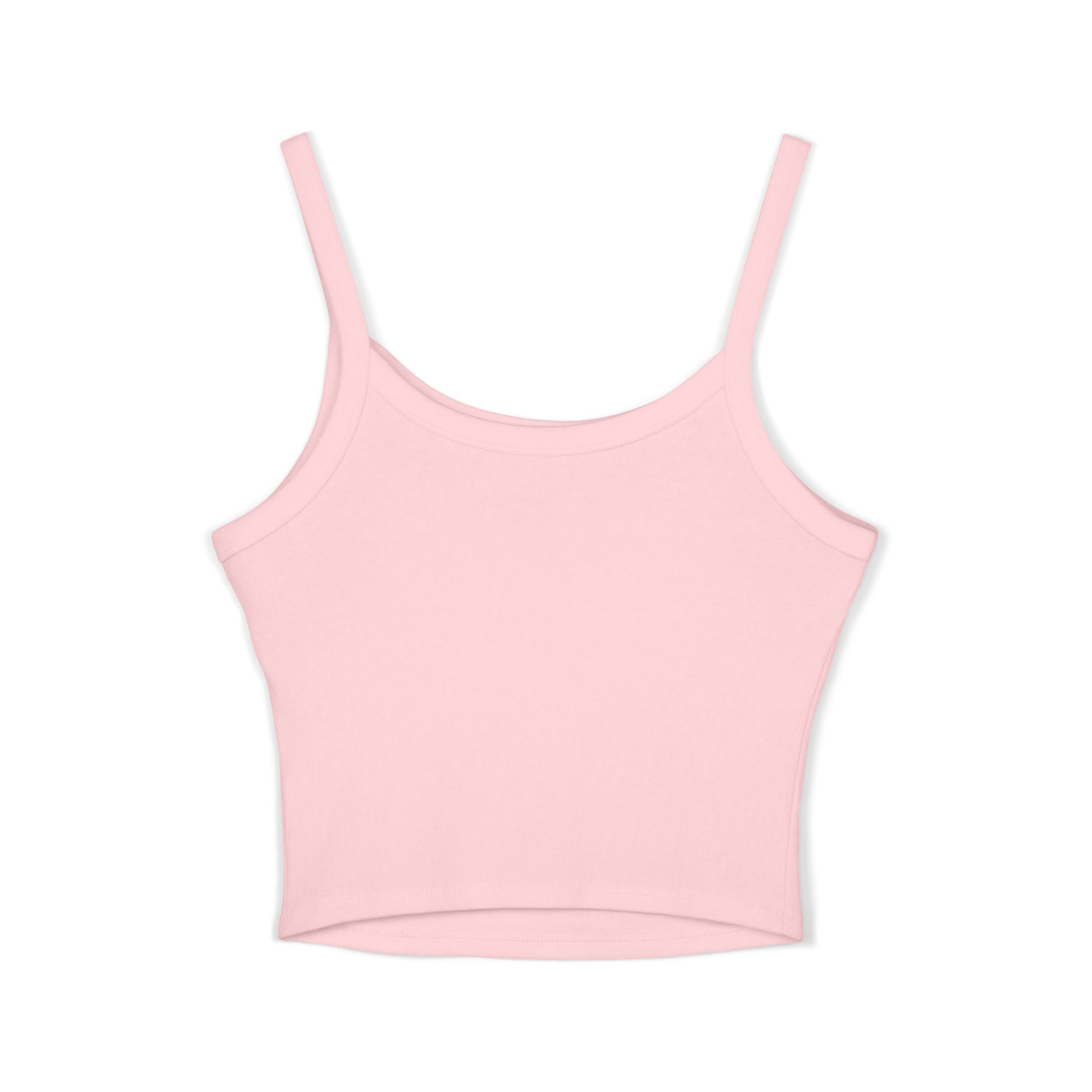 Sly Bunny Crop Tank Top – Cute Heart Bunny Graphic Spaghetti Strap