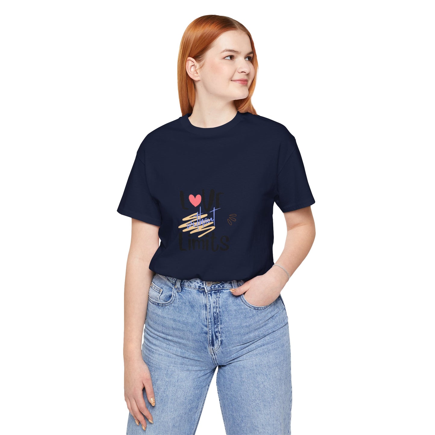 Love Without Limits Tee — Inspirational Heart Graphic Shirt