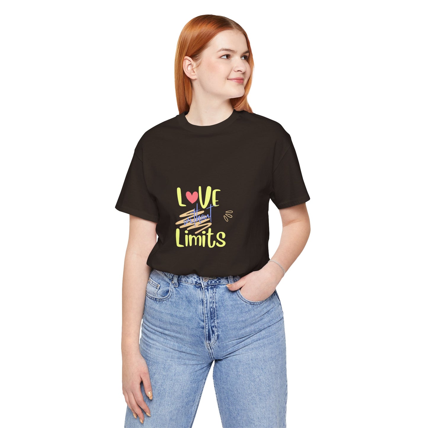 Love Without Limits Tee — Inspirational Heart Graphic Shirt