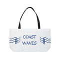 Coast Waves Weekender Tote Bag — Coastal Beach Canvas Travel Tote