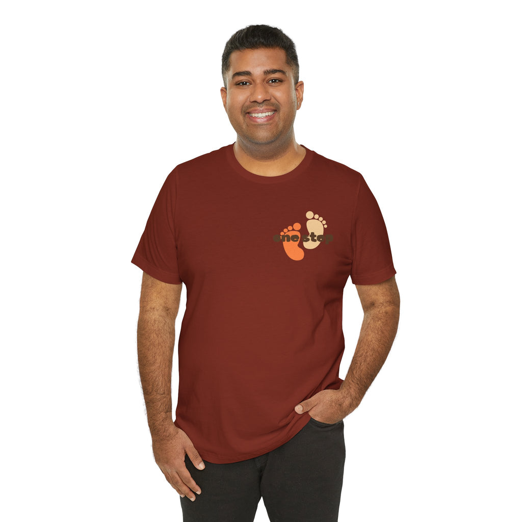 Motivational 'One Step' T-Shirt — Keep Going Inspirational Graphic Tee