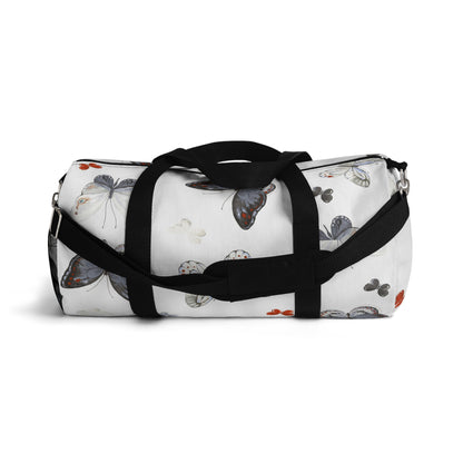 Butterfly Print Duffel Bag — Lightweight Travel & Gym Bag with Watercolor Butterflies