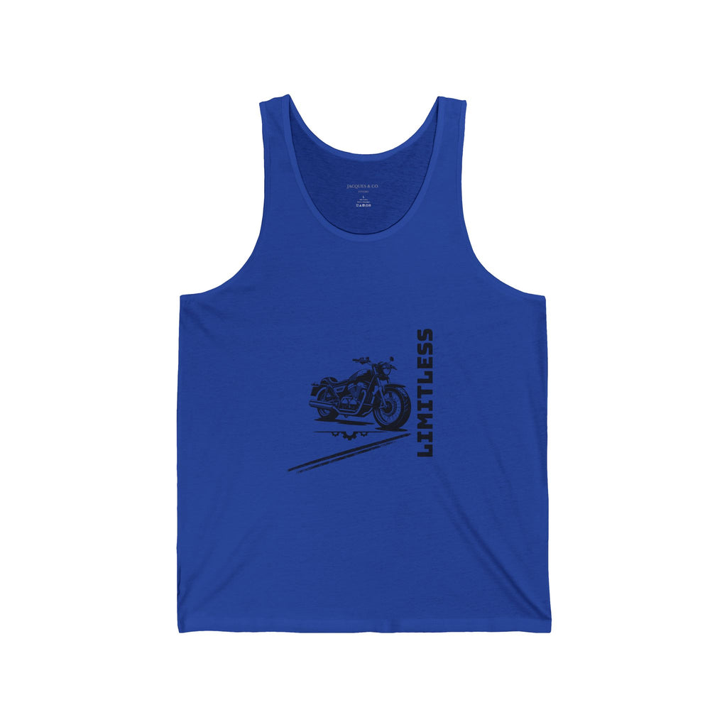 Limitless Motorcycle Tank Top — Vintage Biker Graphic Tank