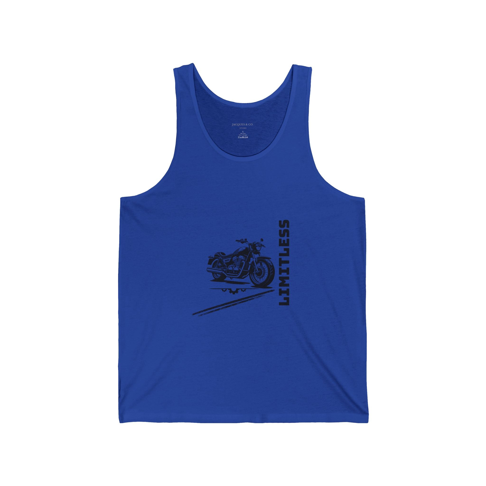 Limitless Motorcycle Tank Top — Vintage Biker Graphic Tank