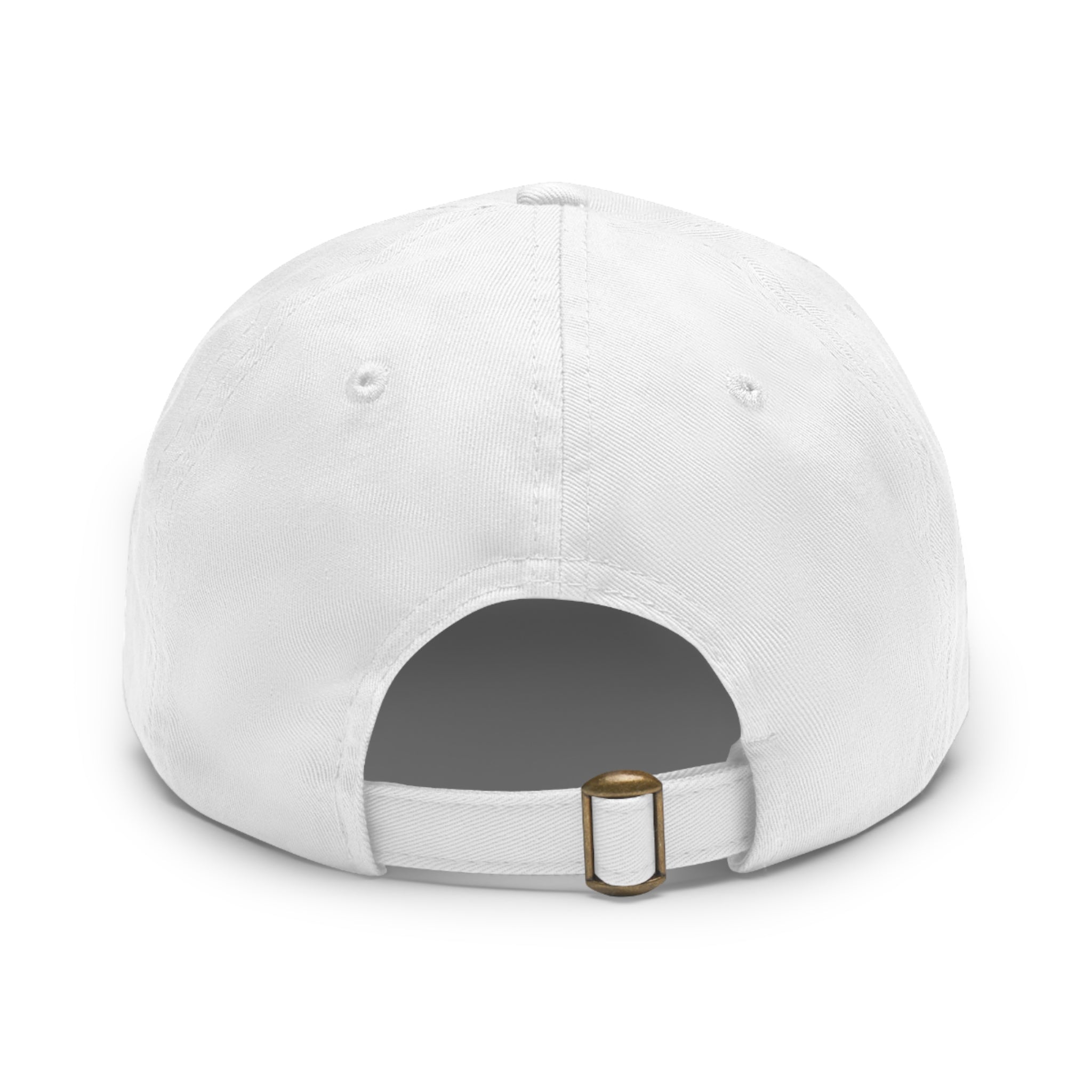 Leather Patch Dad Hat — Heartbeat 'endless' Design