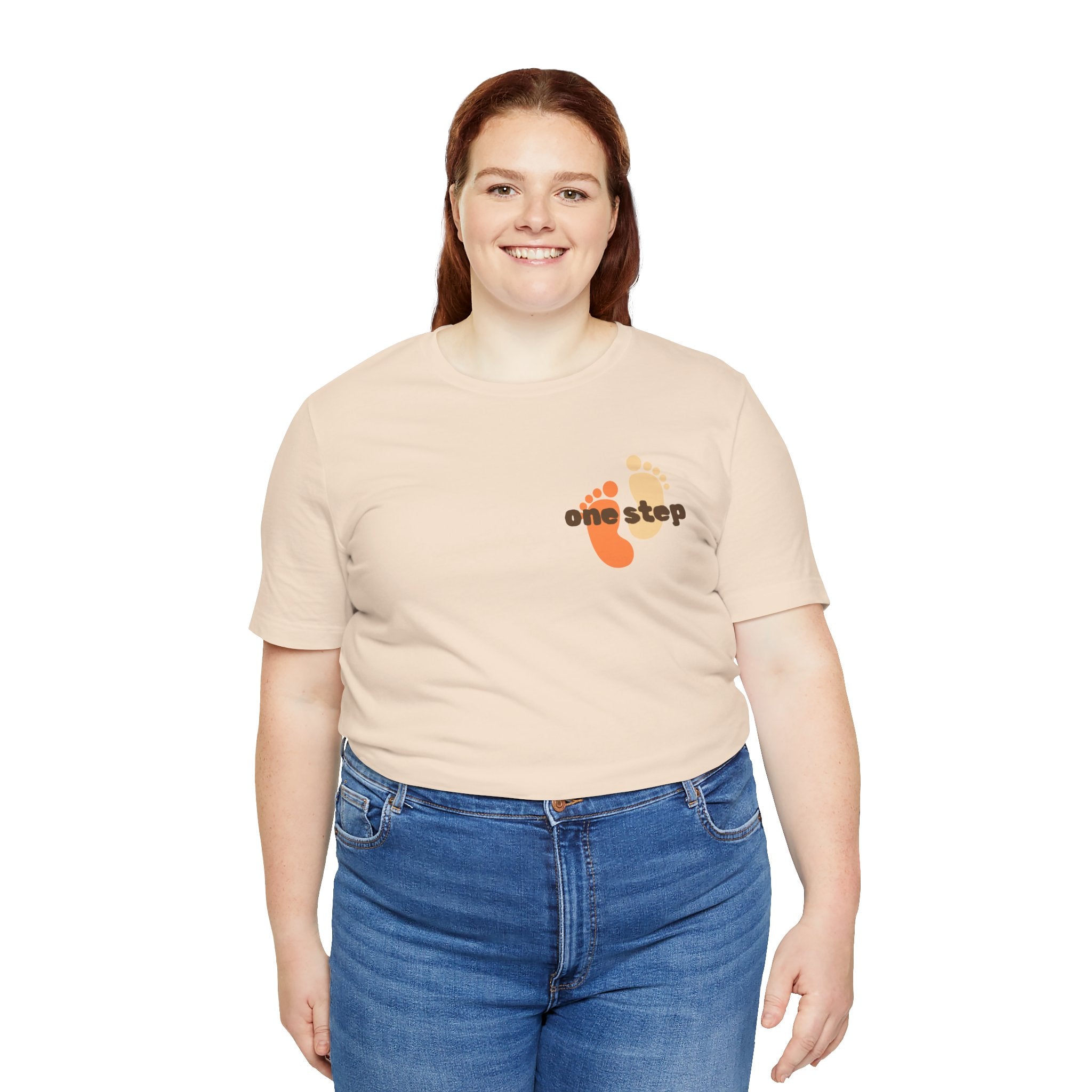 Motivational 'One Step' T-Shirt — Keep Going Inspirational Graphic Tee