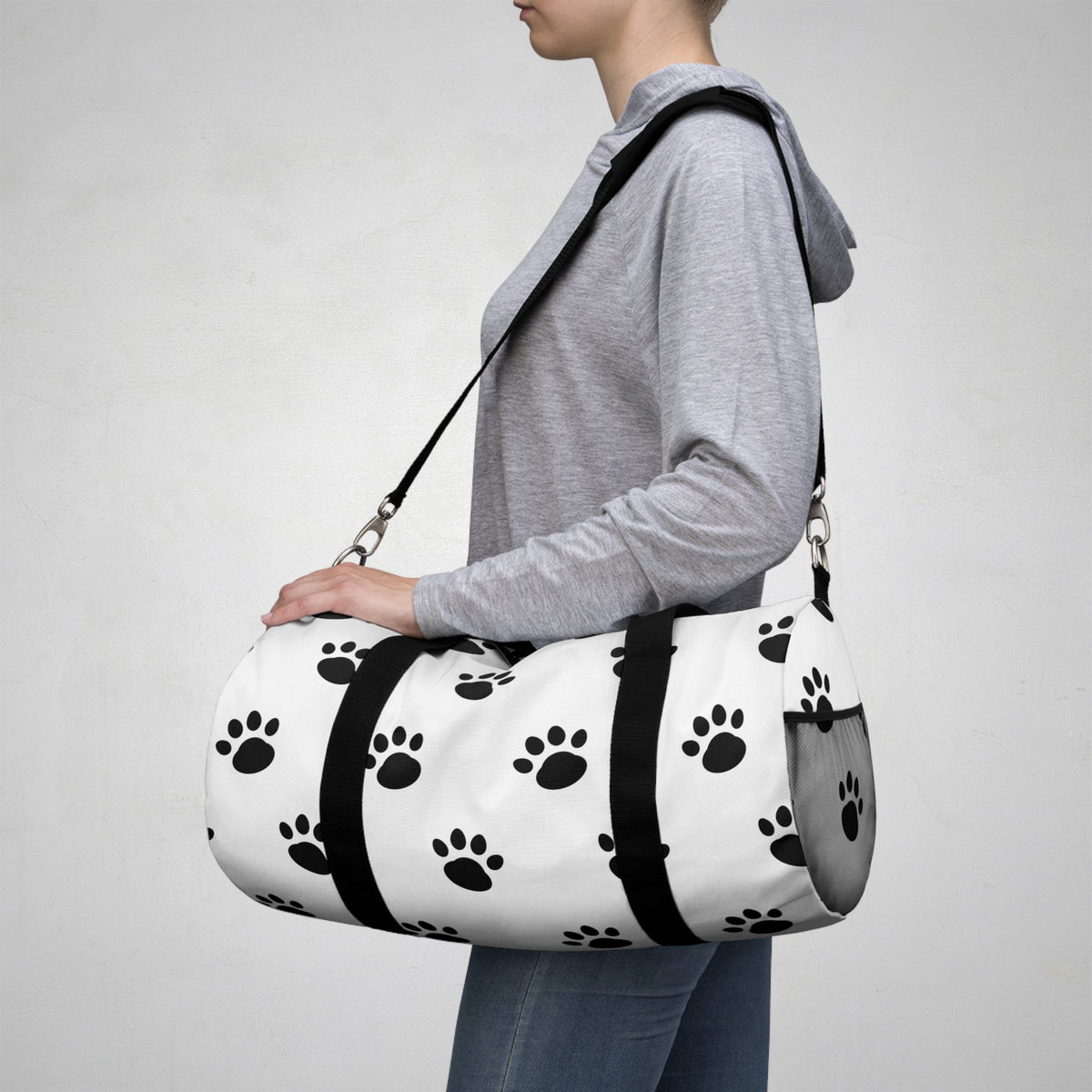 Paw Print Duffel Bag – Pet Lovers Travel Gym Bag