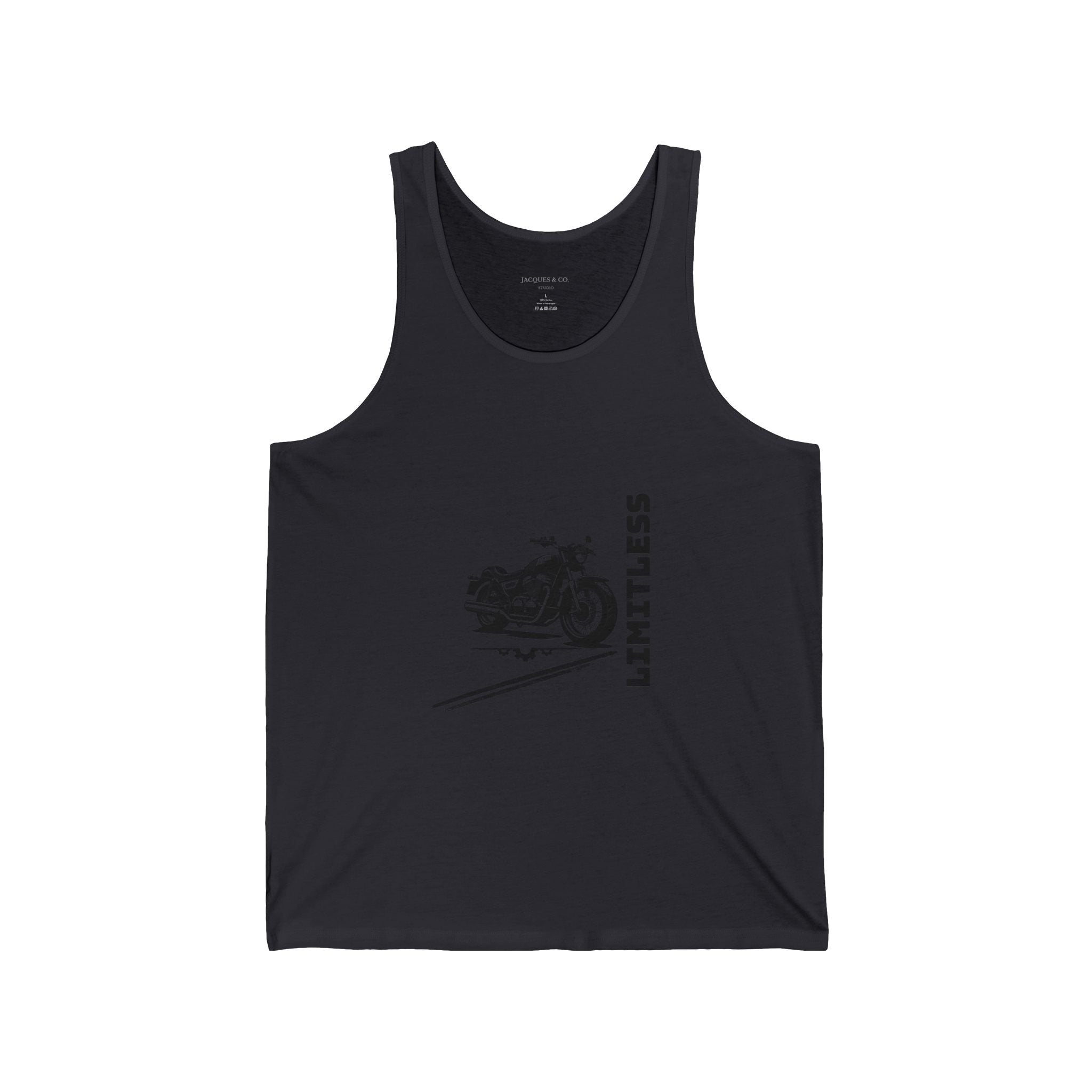 Limitless Motorcycle Tank Top — Vintage Biker Graphic Tank