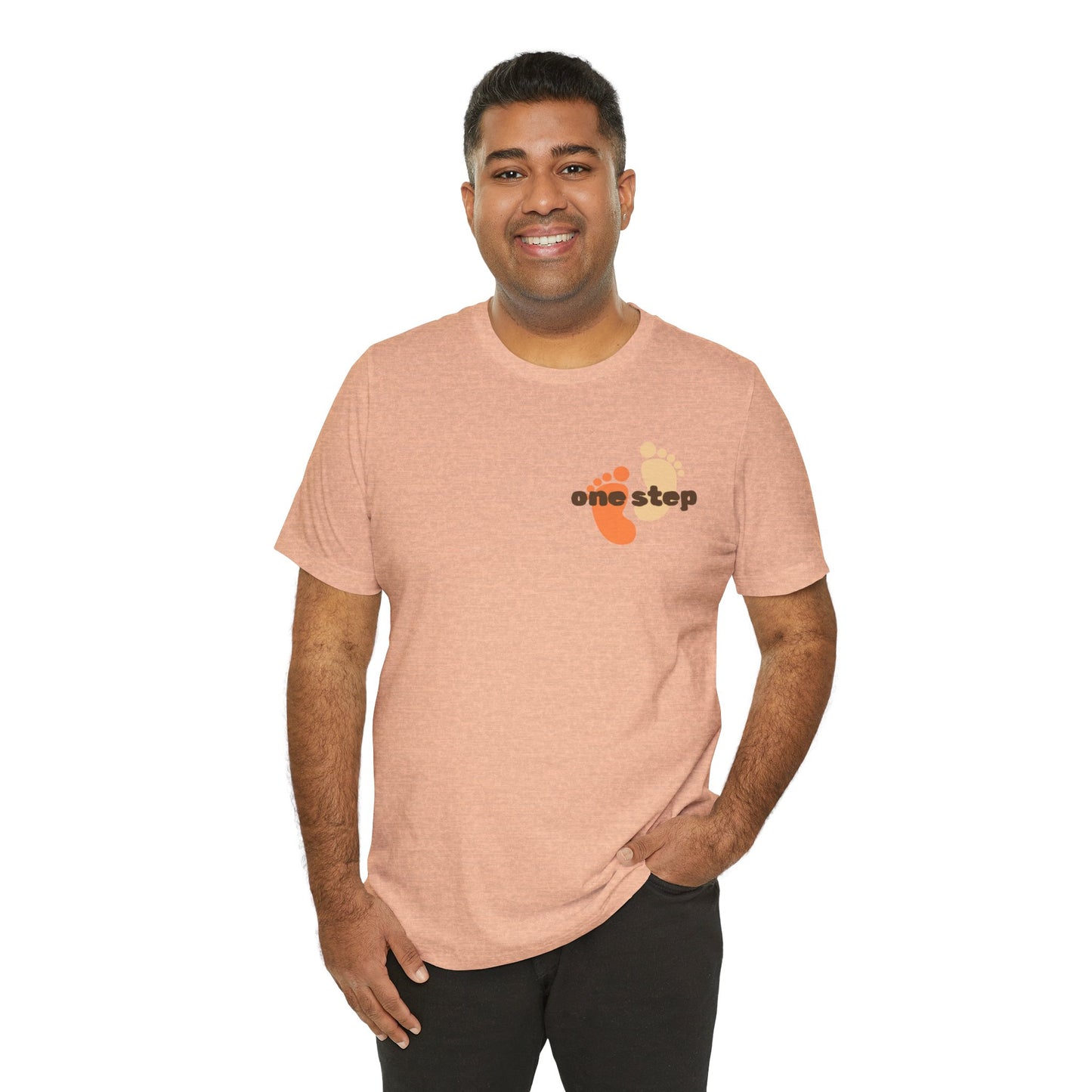 Motivational 'One Step' T-Shirt — Keep Going Inspirational Graphic Tee