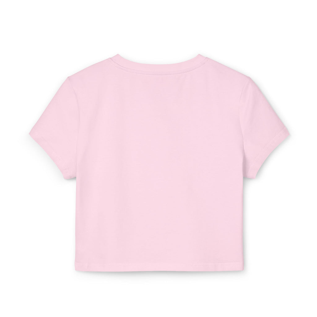 Summer Shells Women's Baby Tee — Beachy Seashell Graphic Crop Top