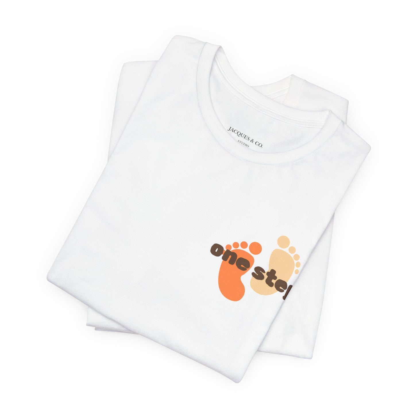 Motivational 'One Step' T-Shirt — Keep Going Inspirational Graphic Tee