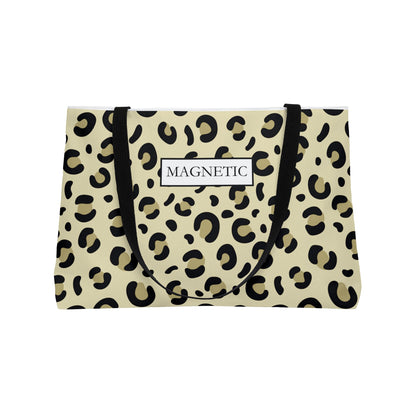 Leopard Print Weekender Tote Bag — 'MAGNETIC' Chic Travel Carryall