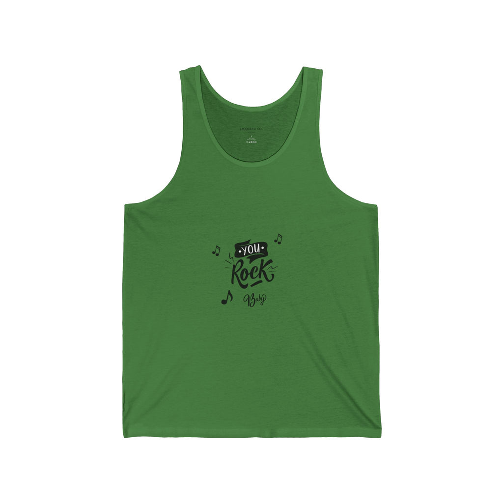 Rock Music Tank Top — 'You Rock' Graphic Sleeveless Shirt