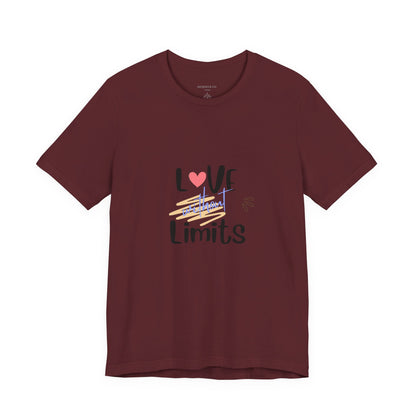 Love Without Limits Tee — Inspirational Heart Graphic Shirt