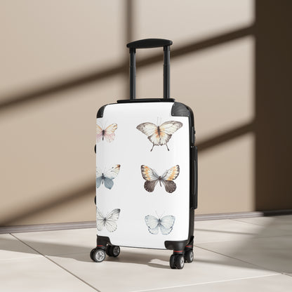 Butterfly Carry-On Suitcase — Lightweight Floral Travel Luggage