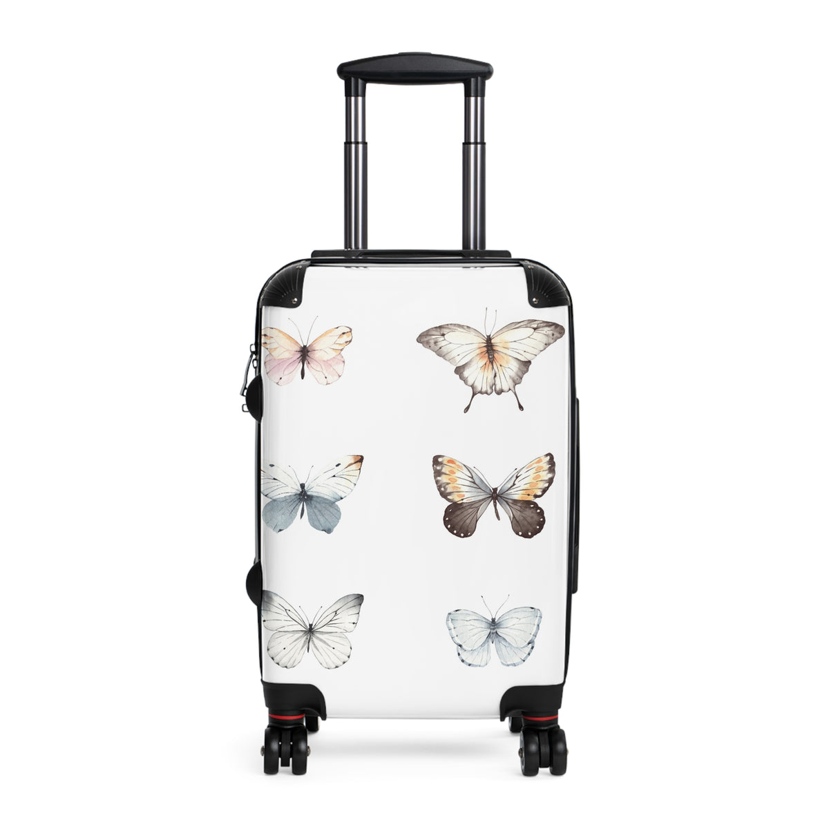 Butterfly Carry-On Suitcase — Lightweight Floral Travel Luggage