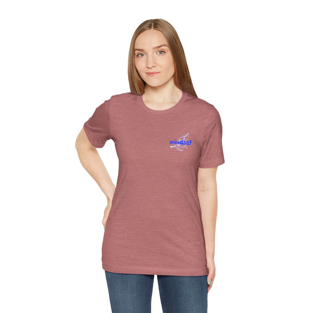 Stay Sharp Graphic Tee — "Stay Sharp" Back Print & Mindset Chest Design