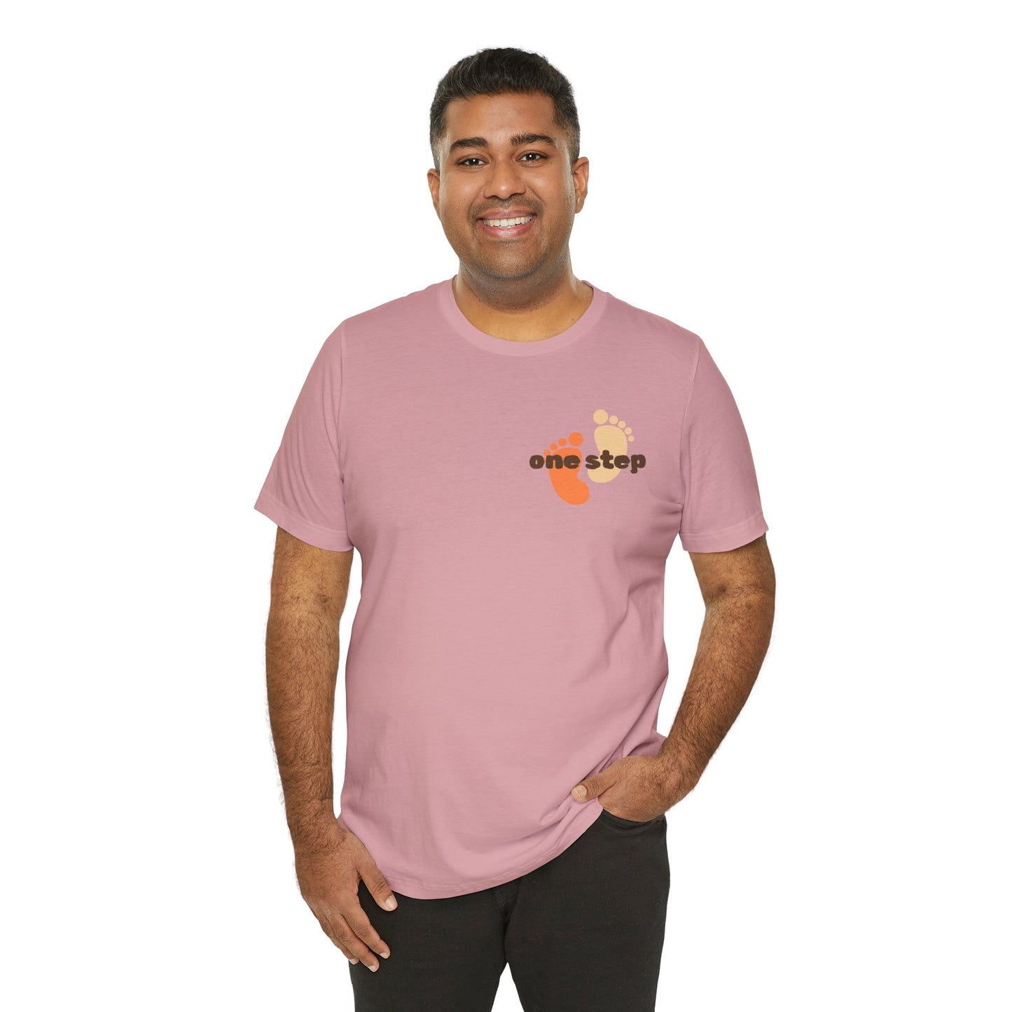 Motivational 'One Step' T-Shirt — Keep Going Inspirational Graphic Tee