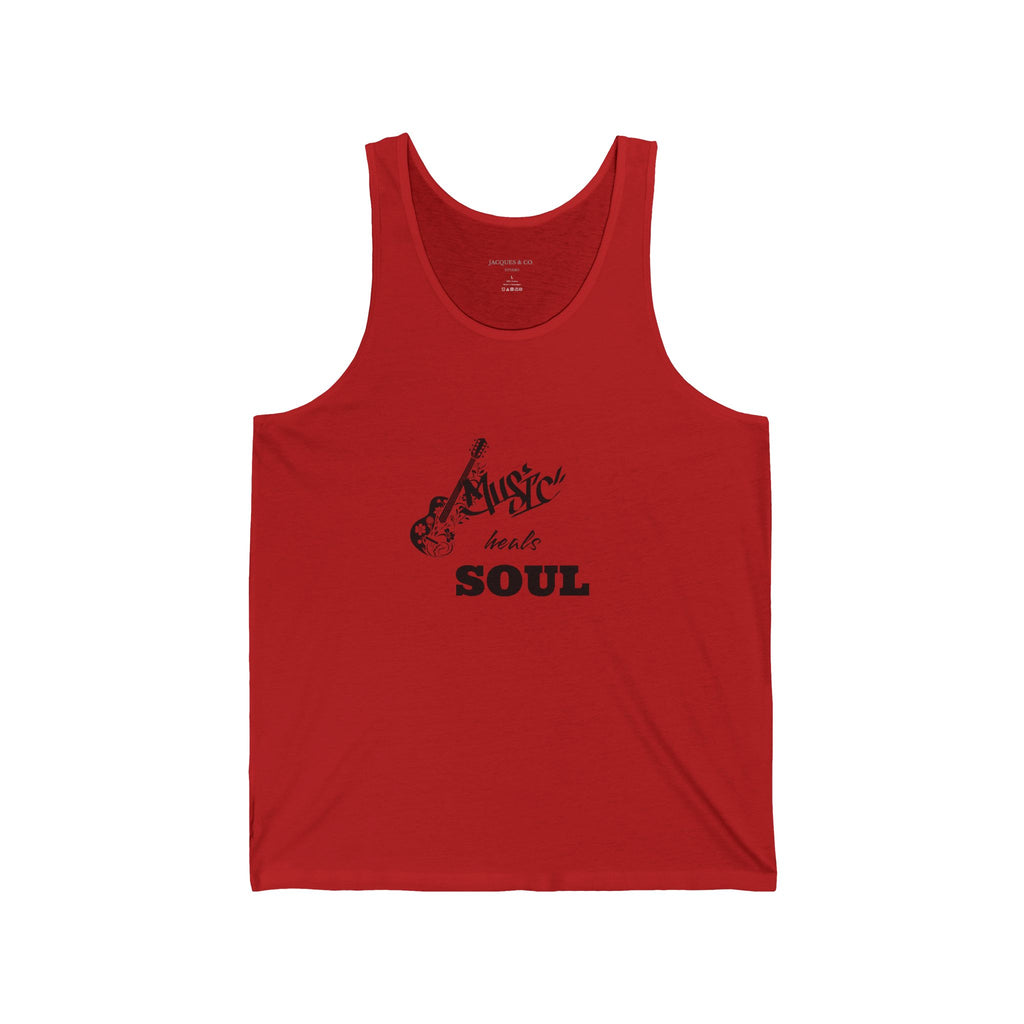 Music Feeds My Soul Tank Top – Guitar Graphic Music Lover Tank