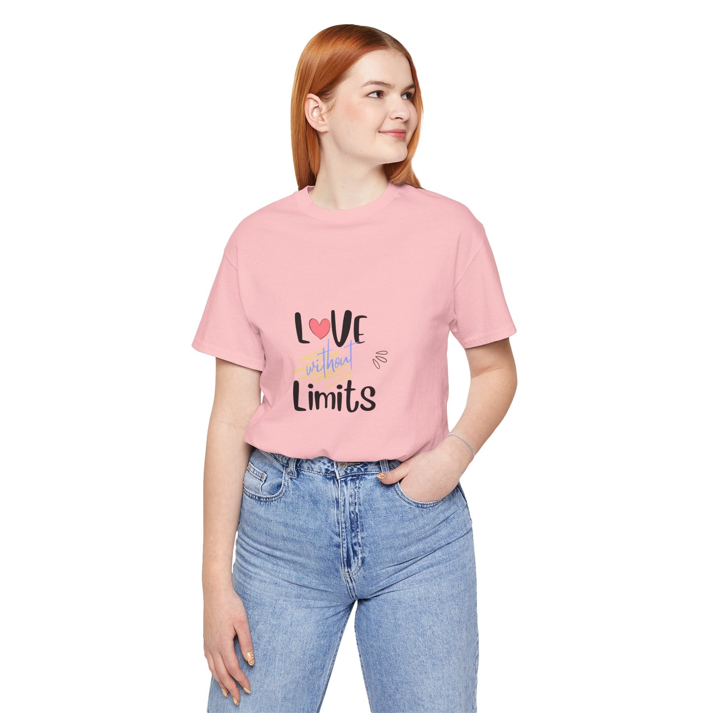 Love Without Limits Tee — Inspirational Heart Graphic Shirt