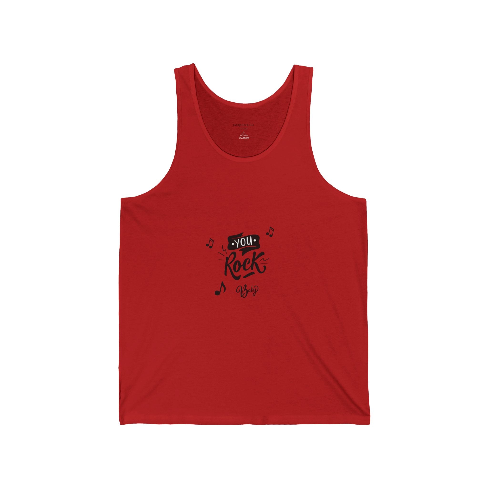 Rock Music Tank Top — 'You Rock' Graphic Sleeveless Shirt