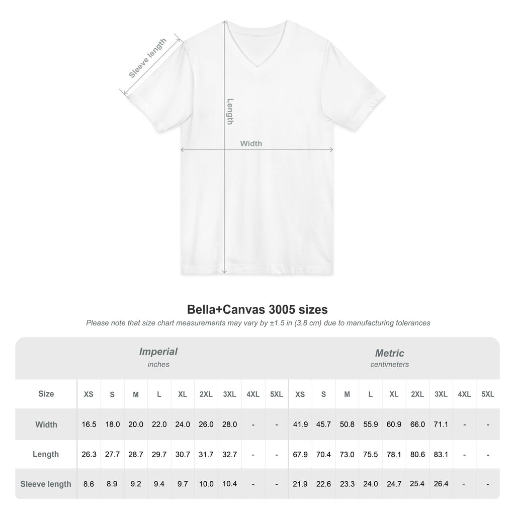 Keep It Simple V-Neck Tee — Minimalist Motivational Graphic T-Shirt