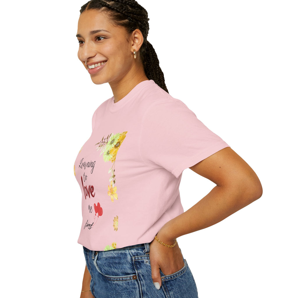 Learning to Love Me First Floral T-Shirt