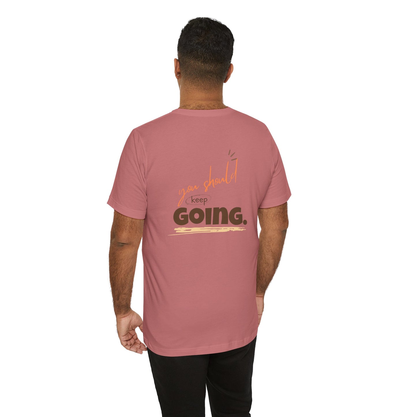 Motivational 'One Step' T-Shirt — Keep Going Inspirational Graphic Tee