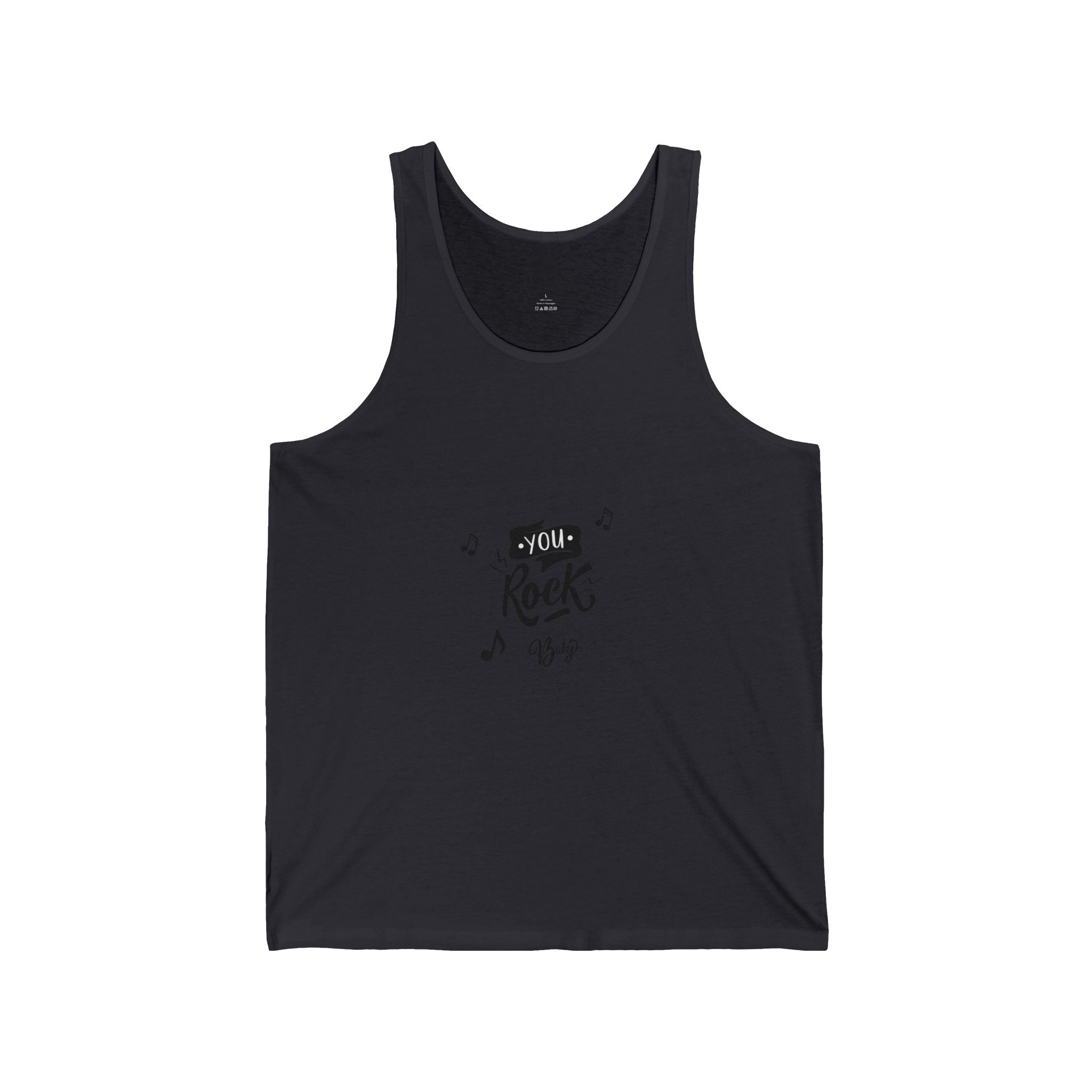Rock Music Tank Top — 'You Rock' Graphic Sleeveless Shirt