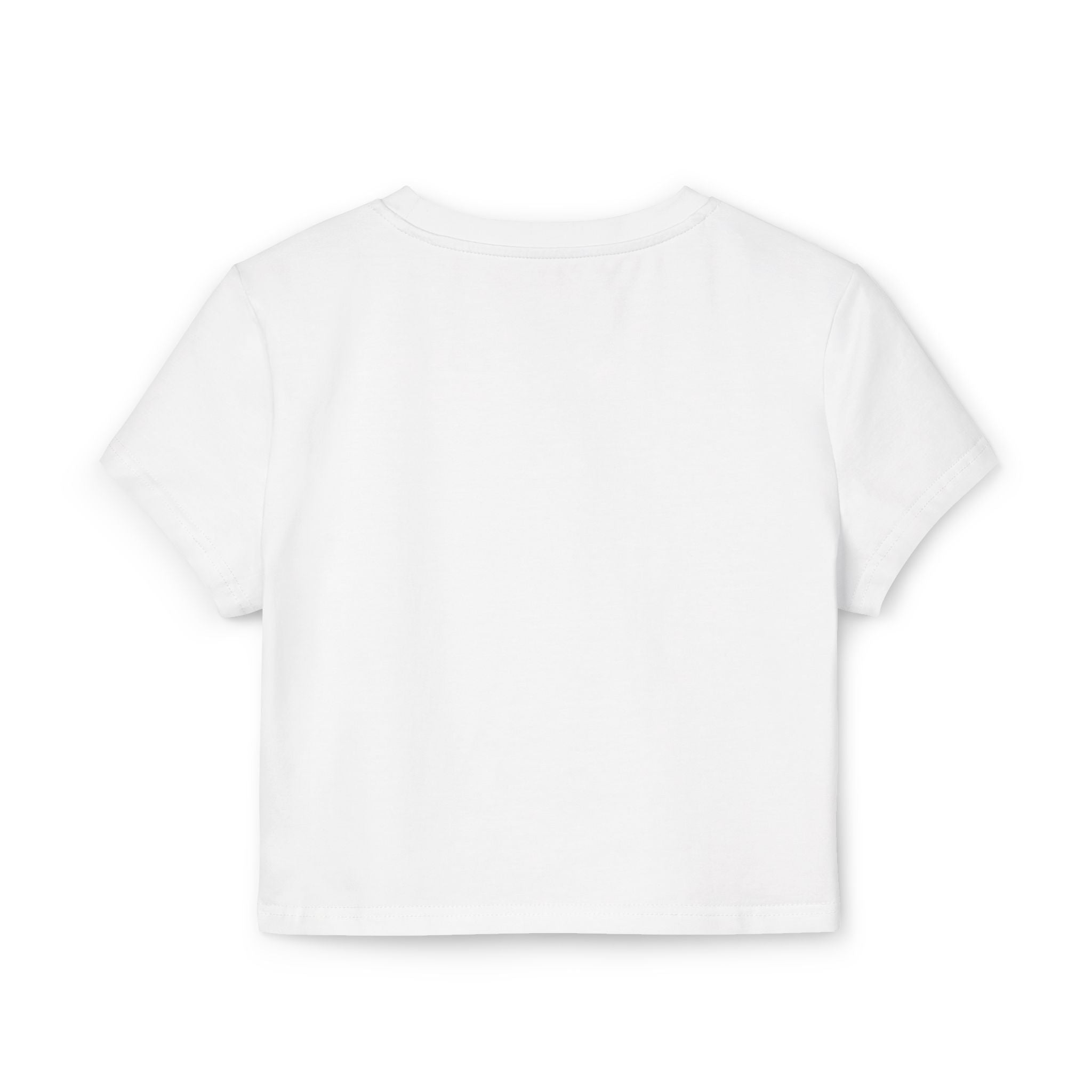 Palm Baby Women's Baby Tee — Tropical Palm Tree Sunset Crop Top