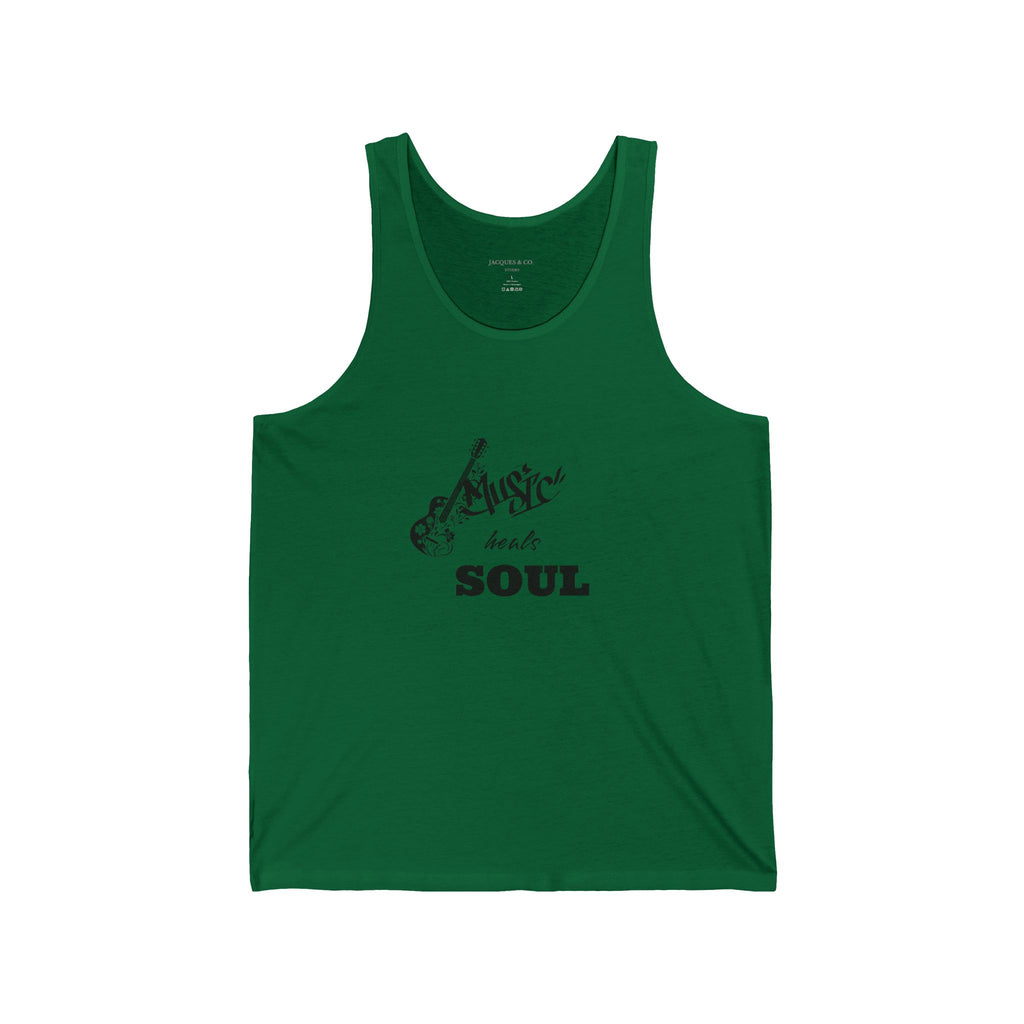Music Feeds My Soul Tank Top – Guitar Graphic Music Lover Tank