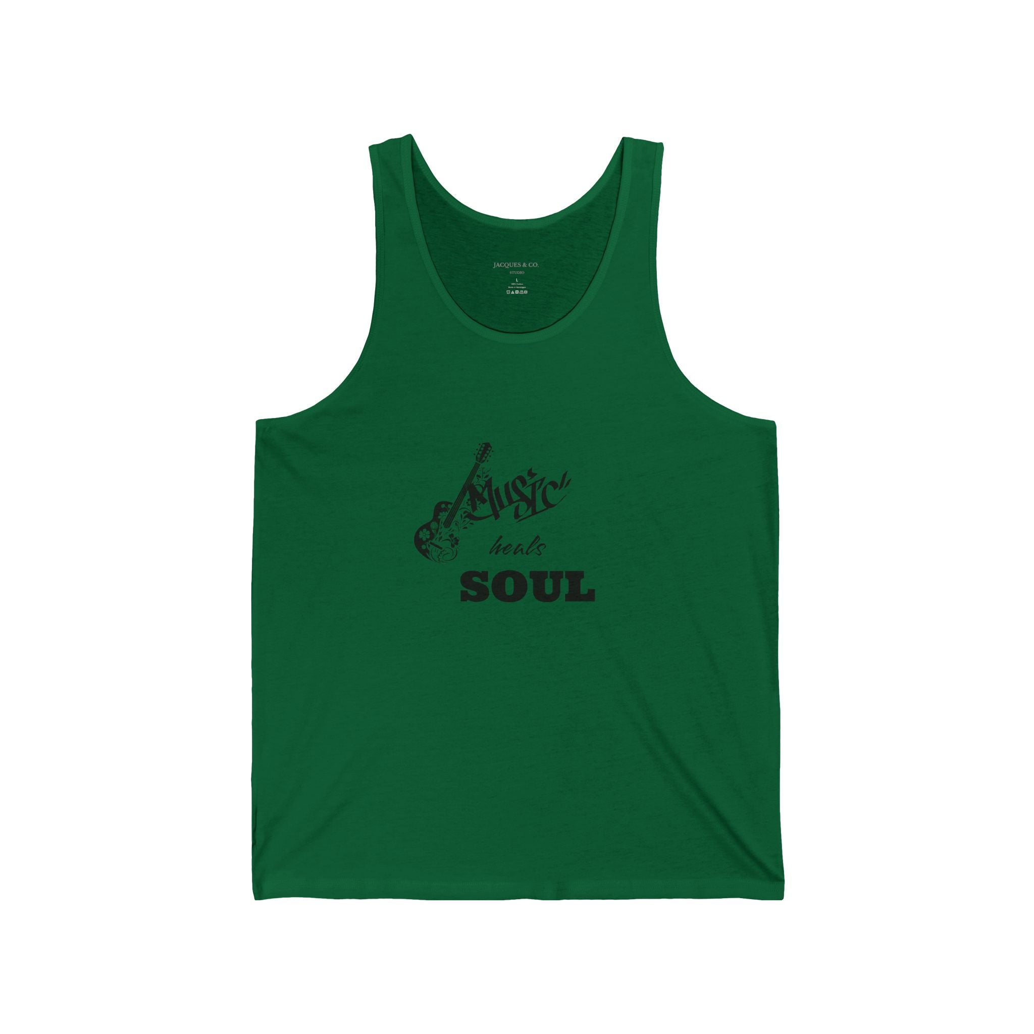 Music Feeds My Soul Tank Top – Guitar Graphic Music Lover Tank