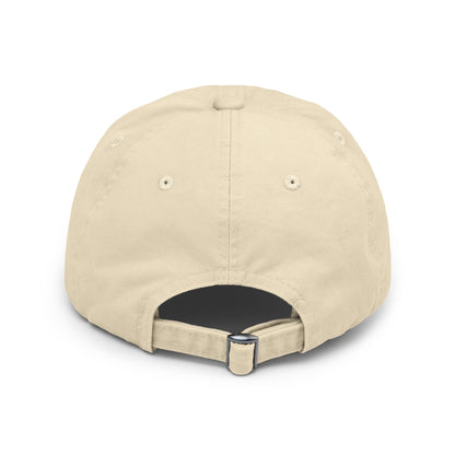 Focus Distressed Cap — Retro Pastel Graphic Baseball Hat
