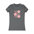 Floral Cluster Women's Tee — Pink Flower Graphic