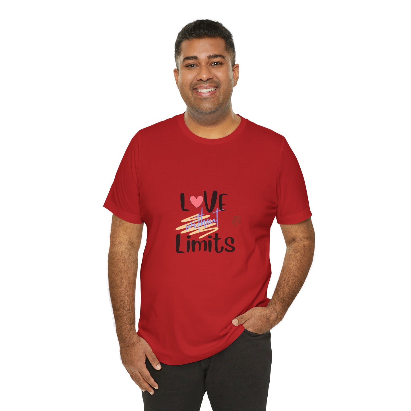 Love Without Limits Tee — Inspirational Heart Graphic Shirt